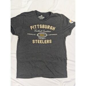 NFL Pittsburgh Steelers CampusCrew Extra Large‎ Gray Short Sleeve Tee Shirt